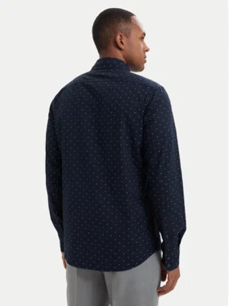 BOSS Marškiniai Tamsiai mėlyna