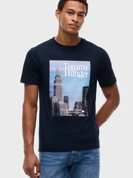 Футболка Tommy Hilfiger синя
