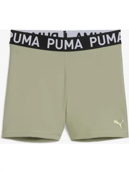 Legginsy krótkie Puma Strong zielony XL czarny