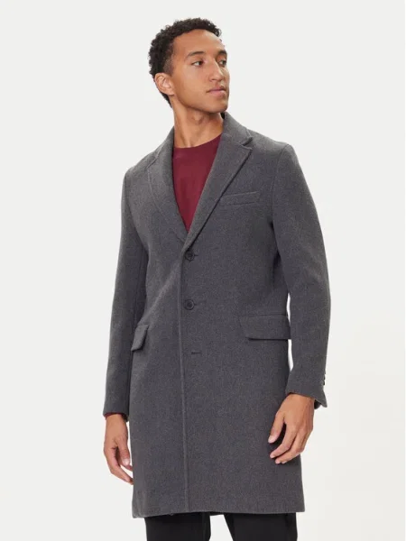 United Colors Of Benetton Palton de lână gri