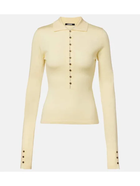 Pulover Jacquemus de lână galben