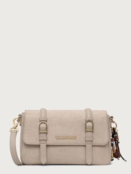Valentino Bags geantă crossbody pentru femei cu imitație de piele întoarsă WINNIE WINTER bej