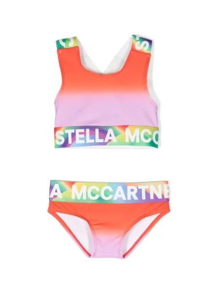 Bikini dziecięce Stella Mccartney pomarańczowe