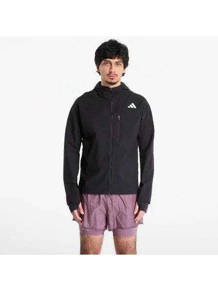 Adidas Kurtka Do Biegania Adizero schwarz czarna