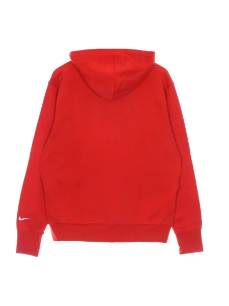 Bluza z kapturem Nike z kapturem do koszykówki czerwona