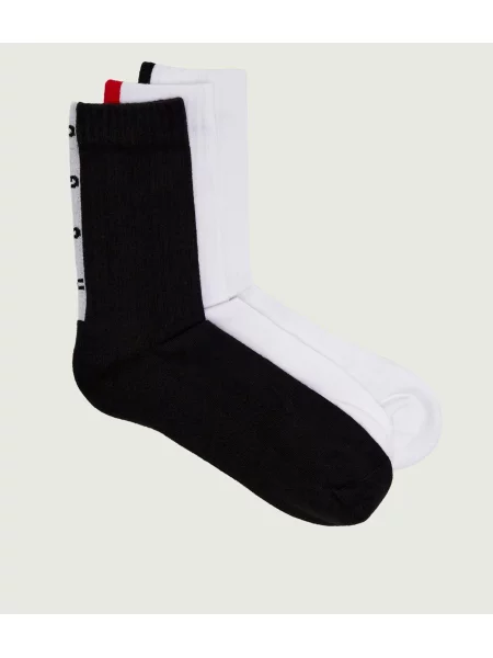 Hugo Bodywear Șosete Qs Back Tape negru