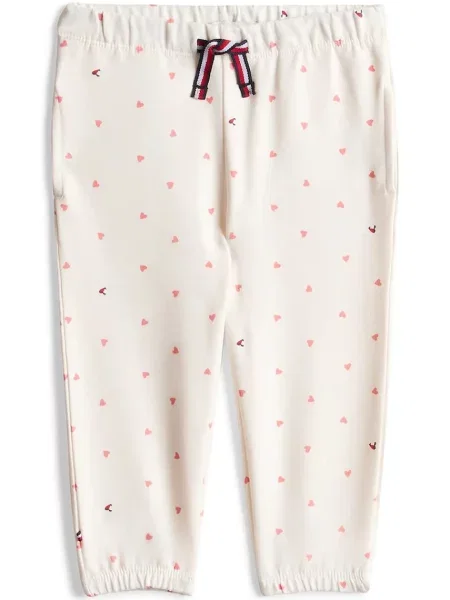 Tommy Hilfiger donji dio trenirke za bebe s pamukom bijela