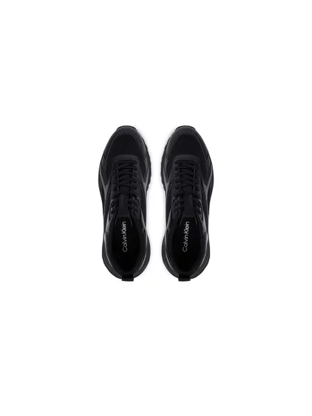 Superge Calvin Klein Hike Runner Ckstripe Met Mix Mat črna
