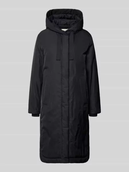 Płaszcz parka o kroju regular fit z kapturem Marc O'polo czarna