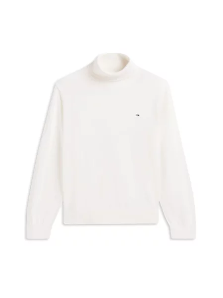 Tommy Jeans Pulover ESSENTIAL' alb