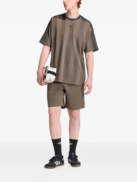 Pantaloni scurți Adidas cu tepi gri