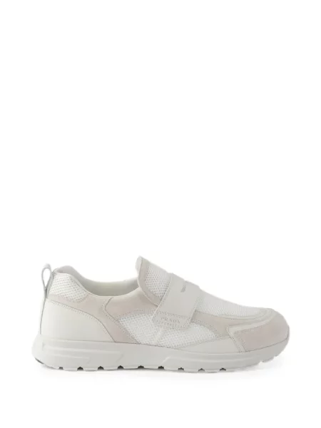 Pantofi loafer Prada din piele alb