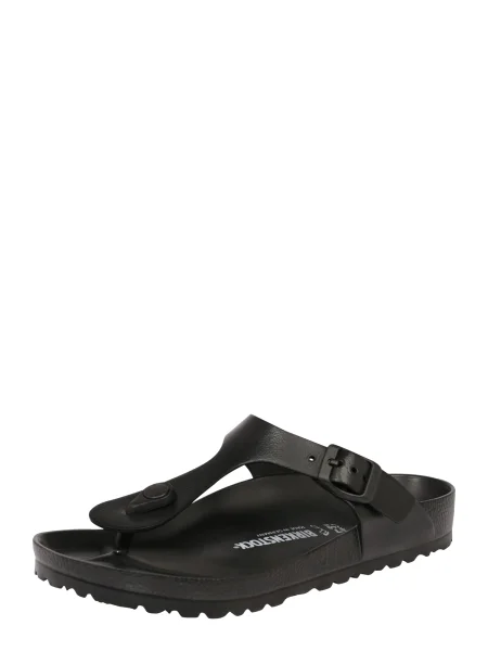 BIRKENSTOCK Japonke Gizeh' črna