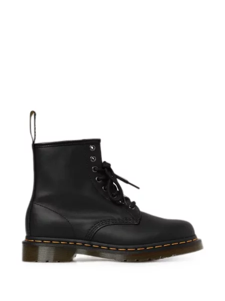 Botine Dr. Martens cu șireturi din dantelă negru