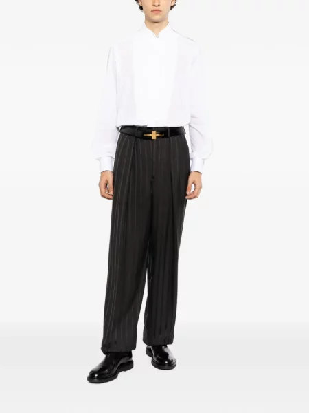 Gulerat cămașă Tom Ford alb