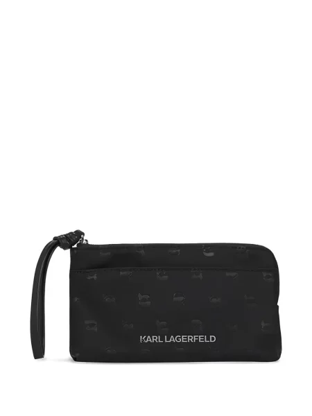 Peněženka Karl Lagerfeld s autogramem černá