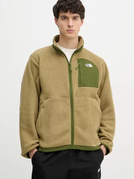 The North Face dukserica s flisom muška Yumiori Off Peak zelena