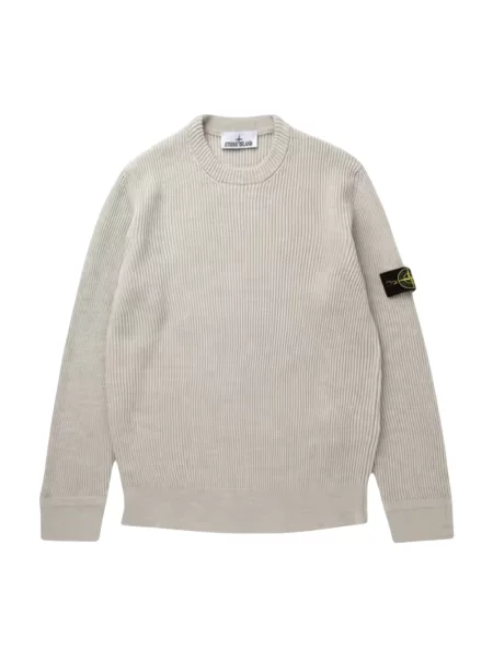 Sweter Stone Island z kamieniami szary