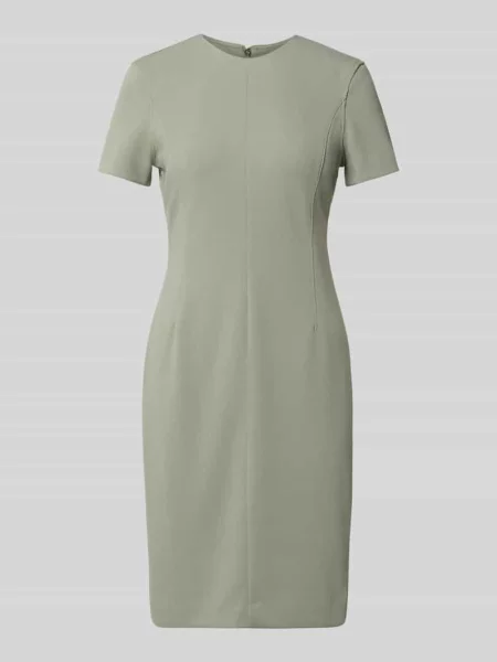 Sukienki etui do kolan z okrągłym dekoltem Calvin Klein Womenswear