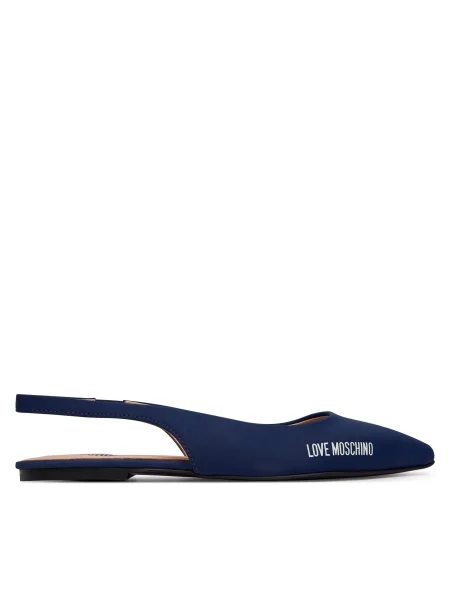 Balerini LOVE MOSCHINO Bleumarin