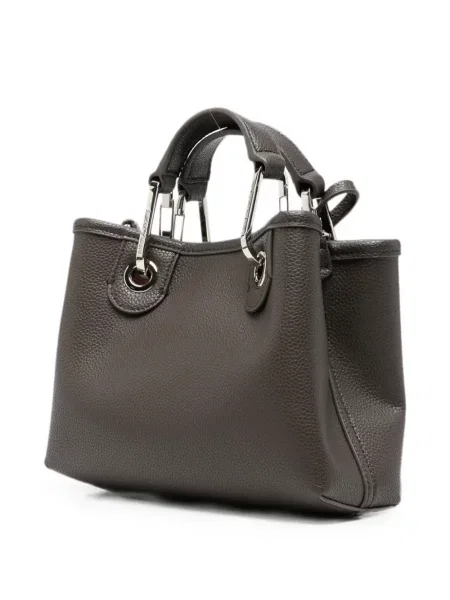 Geantă shopper Emporio Armani gri