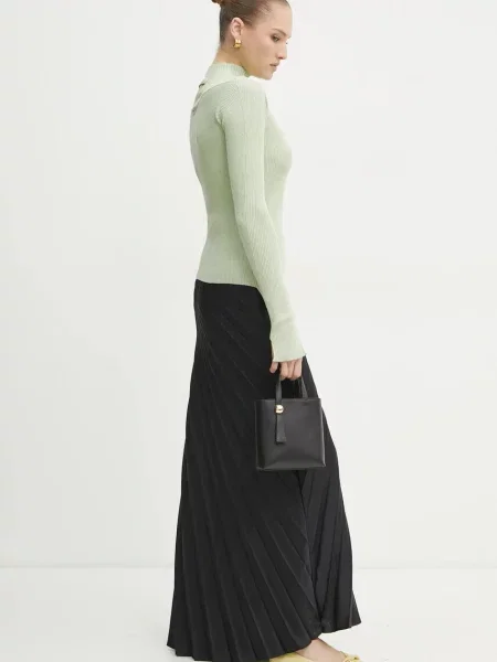 Светр Victoria Beckham легкий півгольф зелений