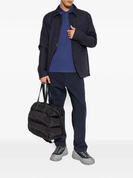 Polotričko Moncler s autogramem modré