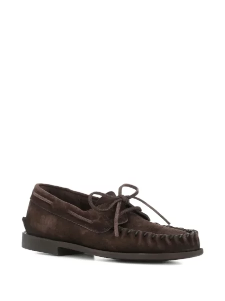 Pantofi derby Alexander Hotto din piele de căprioară maro