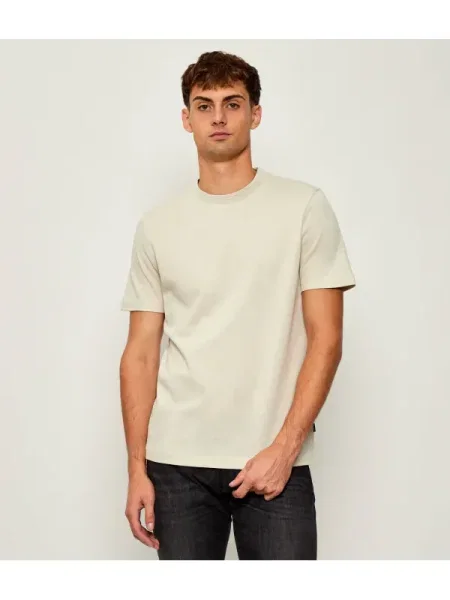 BOSS BLACK Tricou C-Thompson | regular fit | mercerizat negru