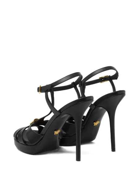 Sandale Versace cu platformă negru
