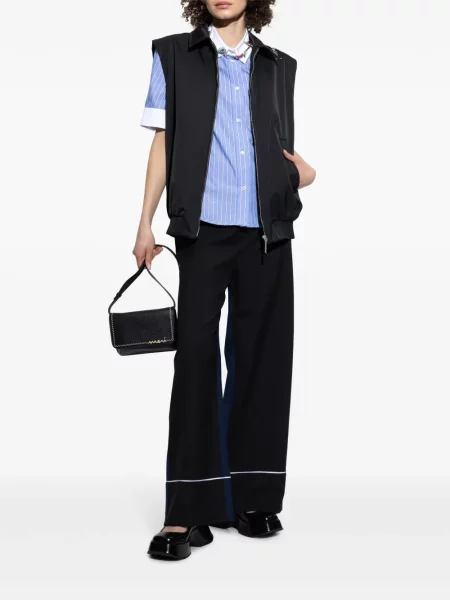 Pantaloni Marni de lână negru