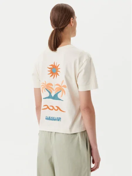 Quiksilver T-Shirt beżowy