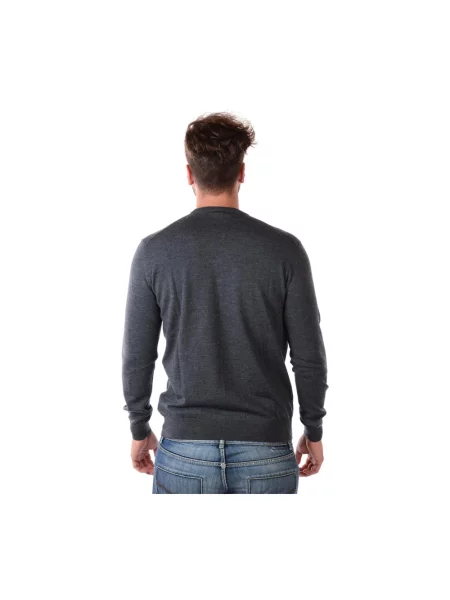 Sweter Emporio Armani wełniany szary