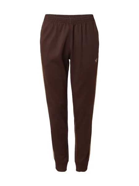 ADIDAS ORIGINALS Pantaloni SUPERSTAR nisipiu / ciocolatiu