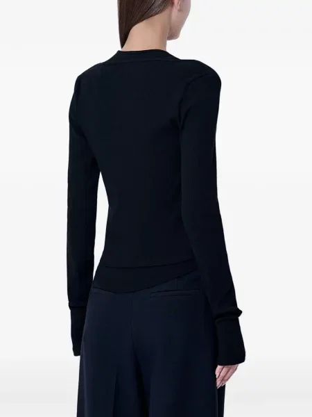 Cardigan Limi Feu tricotate negru