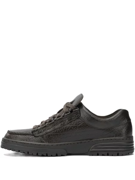 Sneakerși Musto cu șireturi din dantelă maro