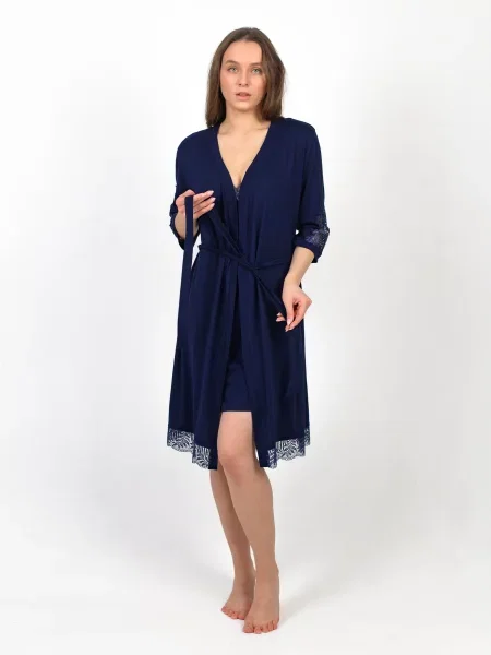 N.EL Халат Темно-синій синій
