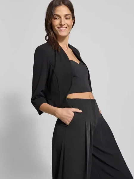 Bolero z rękawem Swing czarna