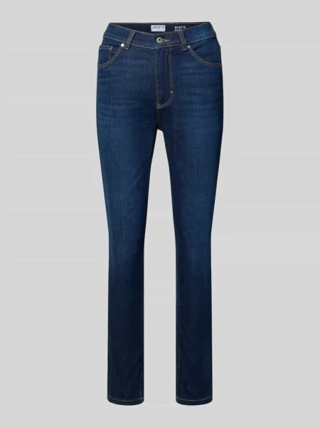 Jeansy o kroju slim fit z 5 Jake*s Casual granatowe