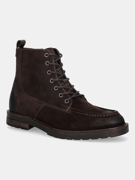 Зимни обувки Tommy Hilfiger Cleated W Moc кафяв
