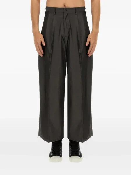 Bavlněné kalhoty Aie šedý