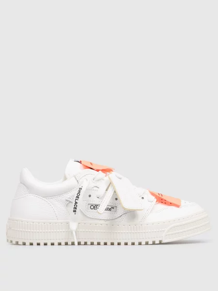 Комбіновані кросівки OW Be Right Back логотипом Off-white бежеві