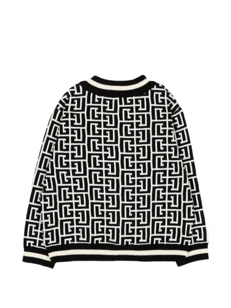 Kardigan dziecięcy Balmain czarny