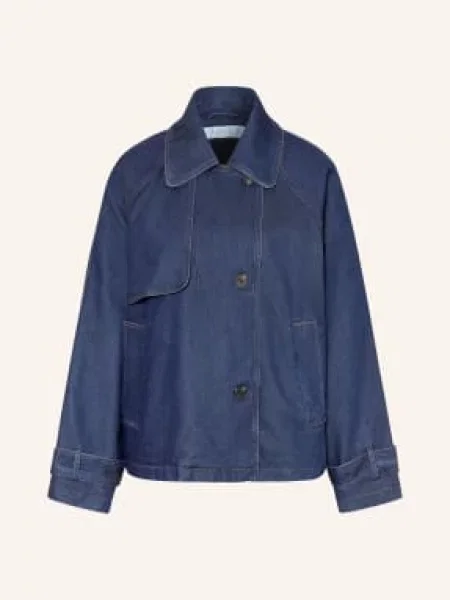 Krótka kurtka jeansowa Inwear niebieska