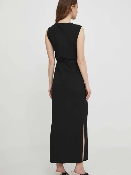 Calvin Klein Nyári ruha Crinkled fekete