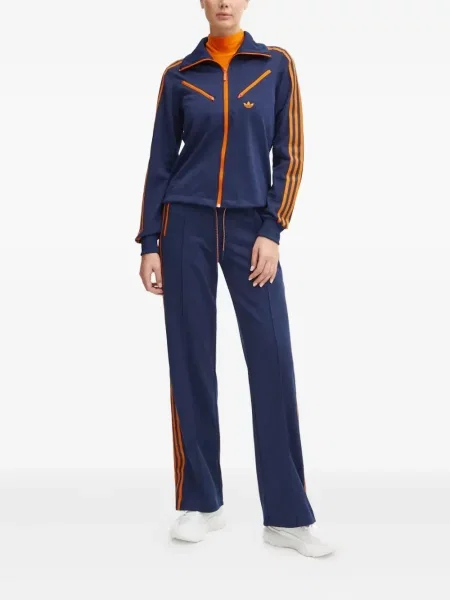 Polo Adidas cu dungi cu imagine negru