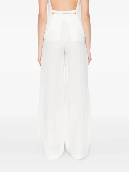 Pantaloni Occleus alb