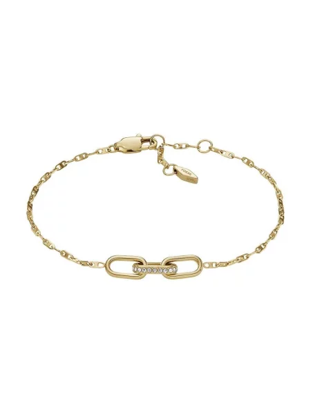 Brăţară Fossil transparente auriu