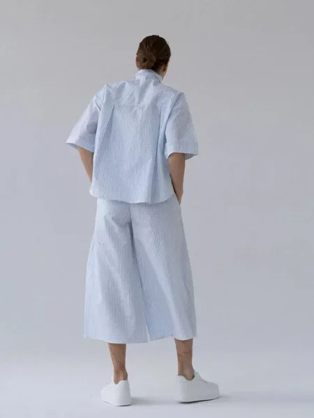 Muuv. Muuv culotte hlače ELEO modra
