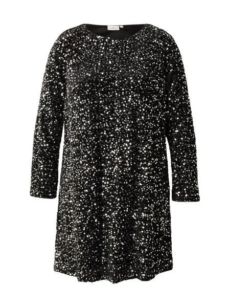 ONLY Carmakoma Rochie de cocktail CARDAIZA / argintiu negru